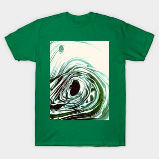 Tornado pouring acrylic fluid paint T-Shirt